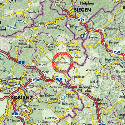 Landkarte Kölbingen