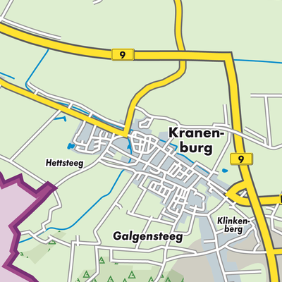Übersichtsplan Kranenburg