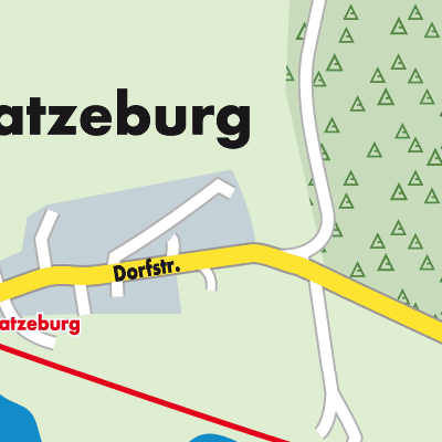 Stadtplan Kratzeburg