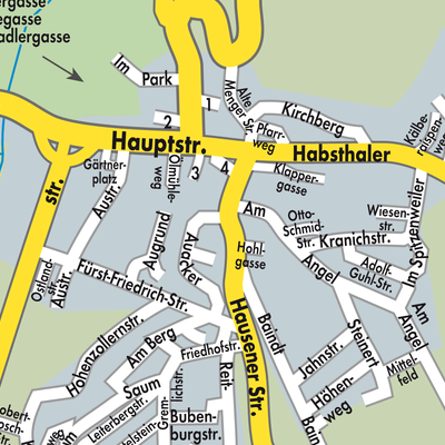 Stadtplan Krauchenwies