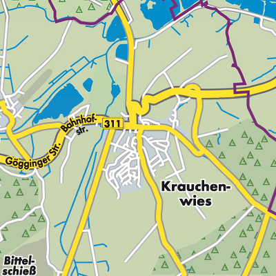 Übersichtsplan Krauchenwies
