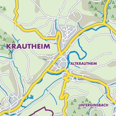 Übersichtsplan Krautheim