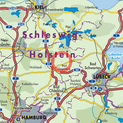 Landkarte Krems II