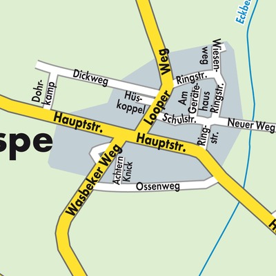 Stadtplan Krogaspe