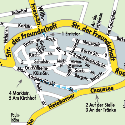 Stadtplan Kroppenstedt