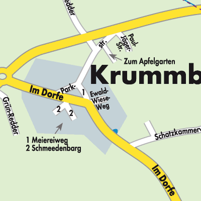 Stadtplan Krummbek