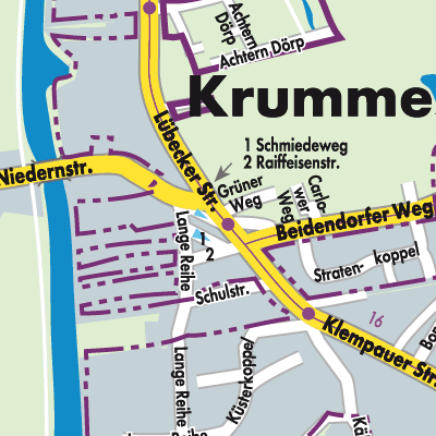 Stadtplan Krummesse