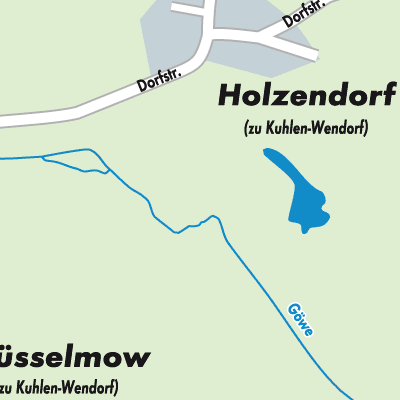 Stadtplan Kuhlen-Wendorf
