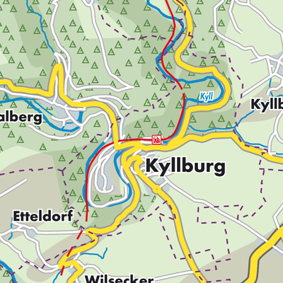 Übersichtsplan Kyllburg