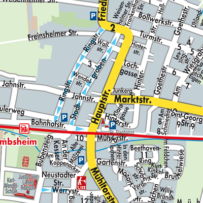 Stadtplan Lambsheim