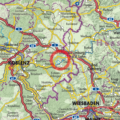 Landkarte Langenscheid