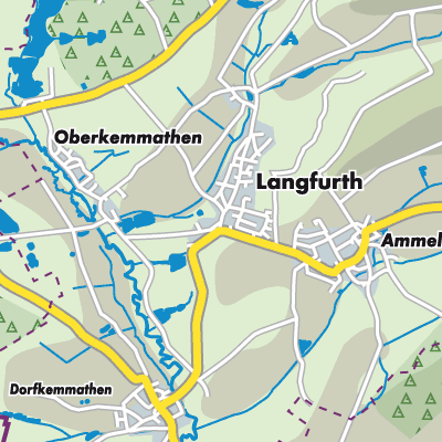 Übersichtsplan Langfurth