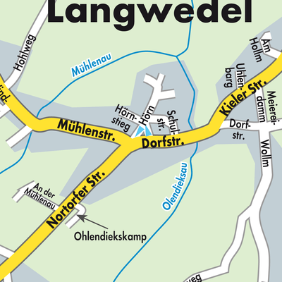 Stadtplan Langwedel
