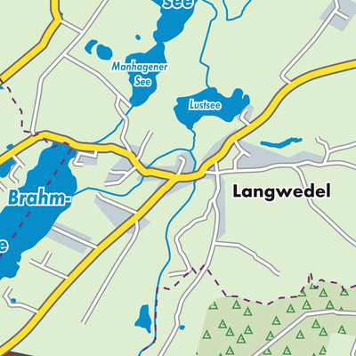 Übersichtsplan Langwedel