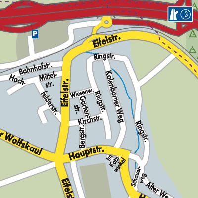 Stadtplan Laubach