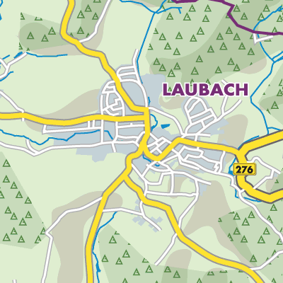 Übersichtsplan Laubach