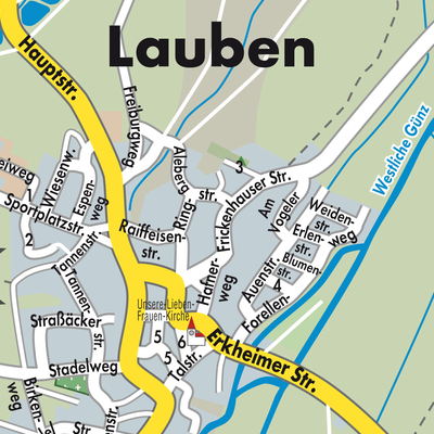 Stadtplan Lauben