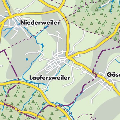 Übersichtsplan Laufersweiler
