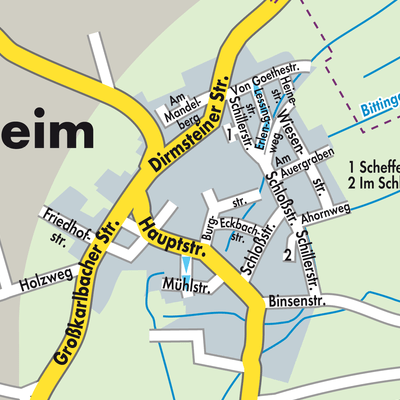 Stadtplan Laumersheim