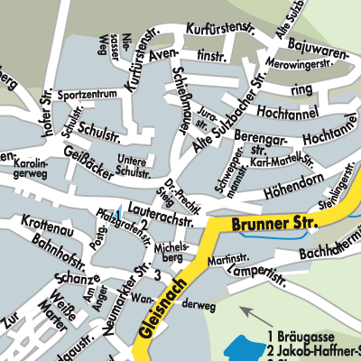 Stadtplan Lauterhofen