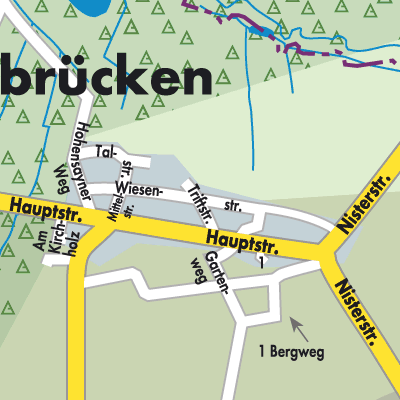 Stadtplan Lautzenbrücken