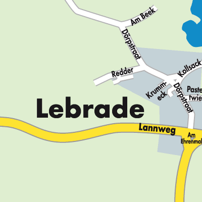 Stadtplan Lebrade