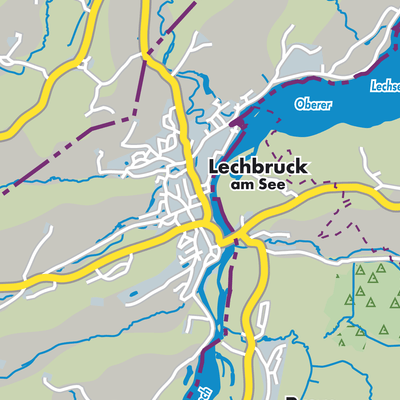 Übersichtsplan Lechbruck a.See