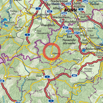 Landkarte Leimbach