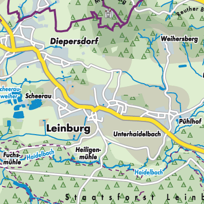 Übersichtsplan Leinburg