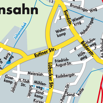 Stadtplan Lensahn