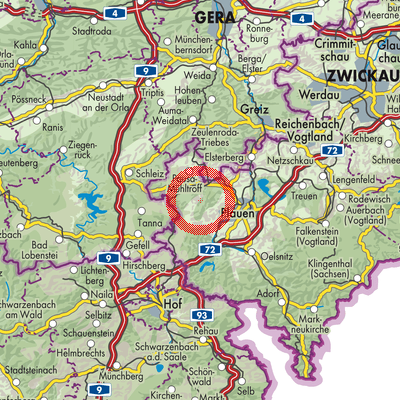 Landkarte Leubnitz