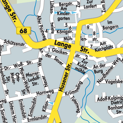 Stadtplan Lichtenau