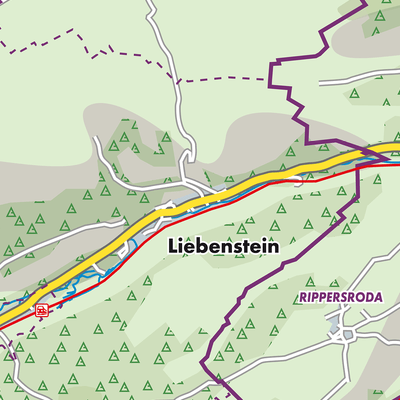 Übersichtsplan Liebenstein