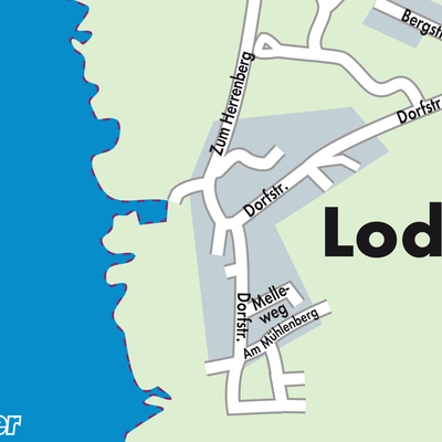 Stadtplan Loddin
