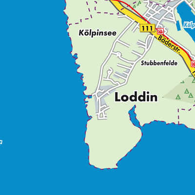 Übersichtsplan Loddin