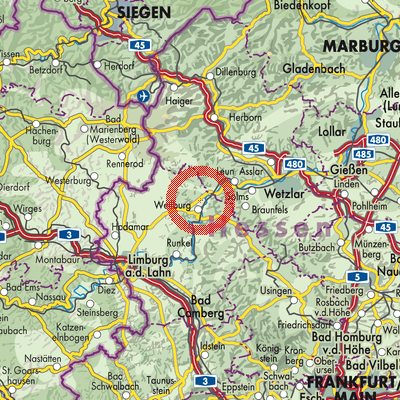 Landkarte Löhnberg