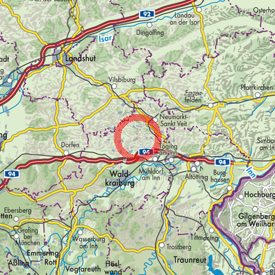 Landkarte Lohkirchen