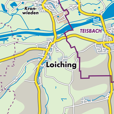 Übersichtsplan Loiching