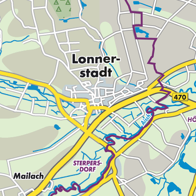 Übersichtsplan Lonnerstadt