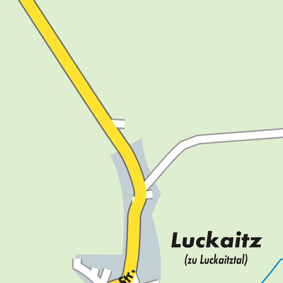 Stadtplan Luckaitztal