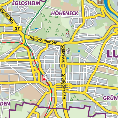 Übersichtsplan Ludwigsburg