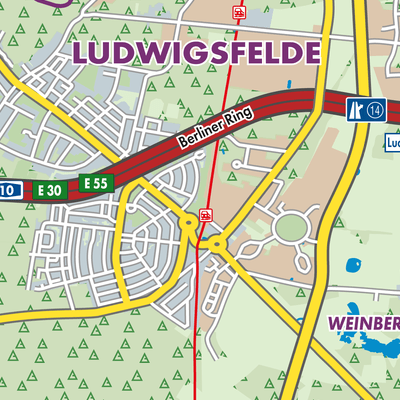 Übersichtsplan Ludwigsfelde