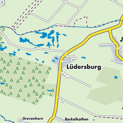 Übersichtsplan Lüdersburg