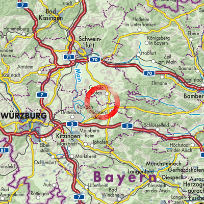 Landkarte Lülsfeld