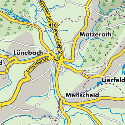 Übersichtsplan Lünebach