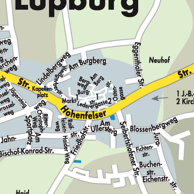 Stadtplan Lupburg
