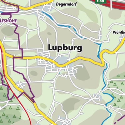 Übersichtsplan Lupburg