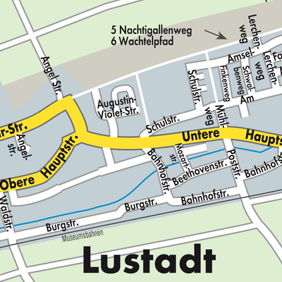 Stadtplan Lustadt