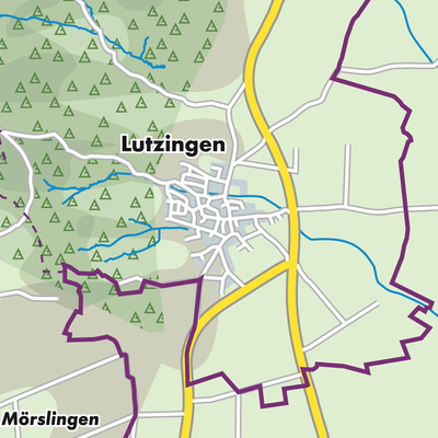 Übersichtsplan Lutzingen