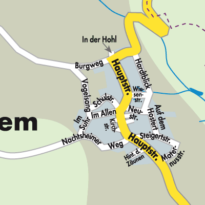 Stadtplan Luxem